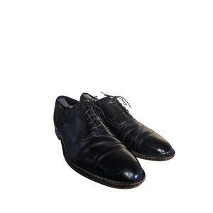 Allen Edmonds Belgium Mens 10.5 Black Leather Oxford Dress Shoe